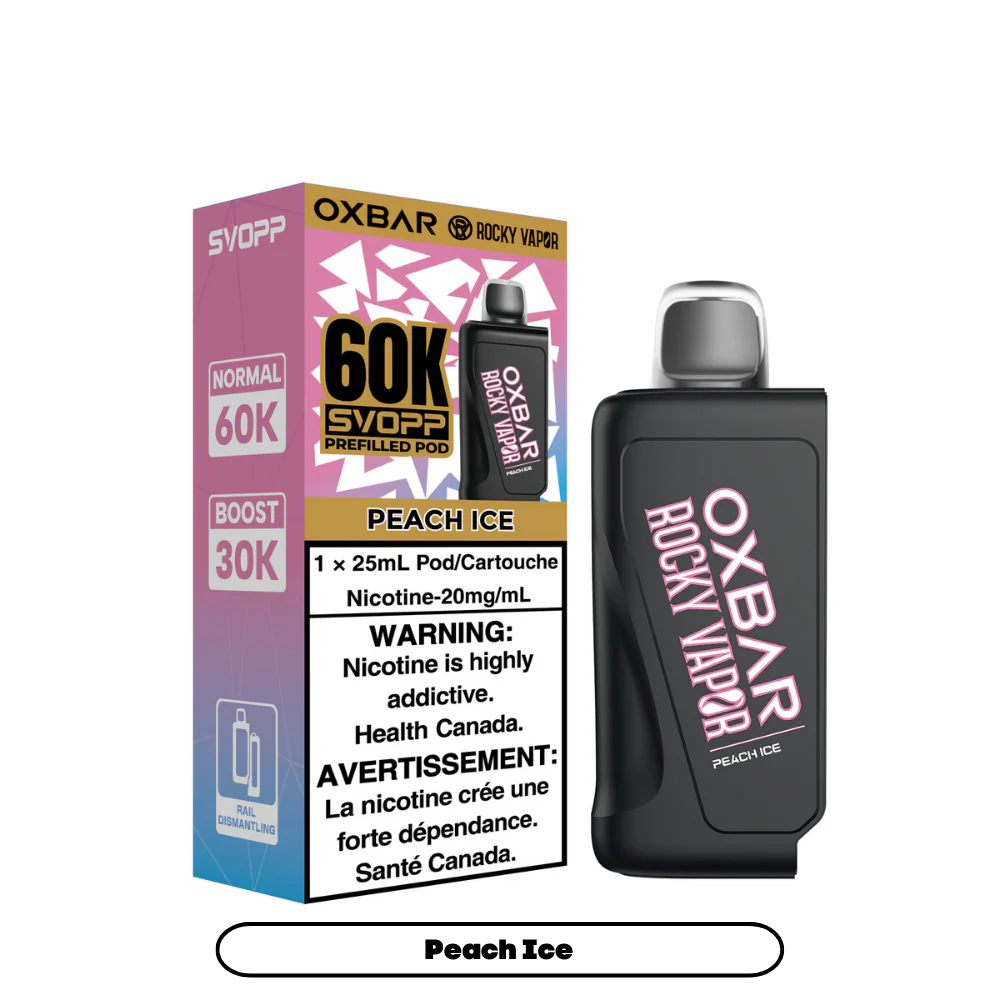 OXBAR x Rocky Vapor SVOPP 60K Puff Pods **Battery Included Special** - Image 14