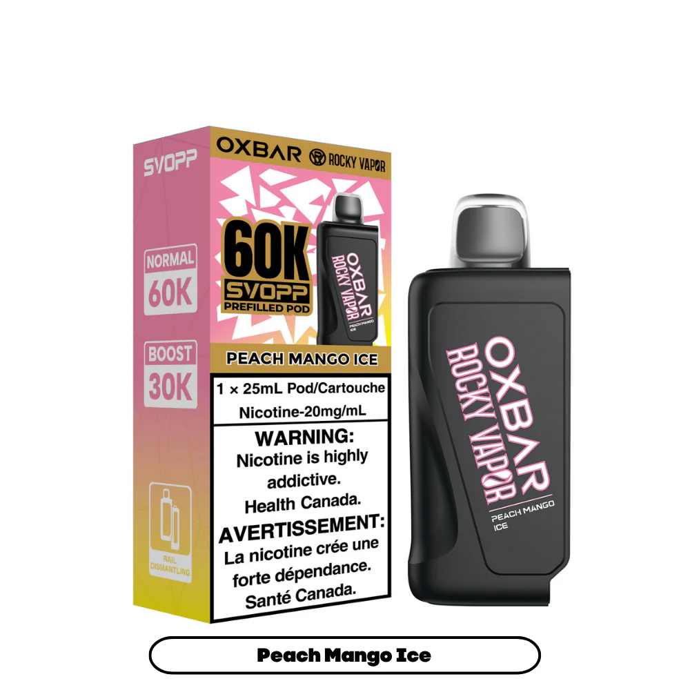 OXBAR x Rocky Vapor SVOPP 60K Puff Pods **Battery Included Special** - Image 15