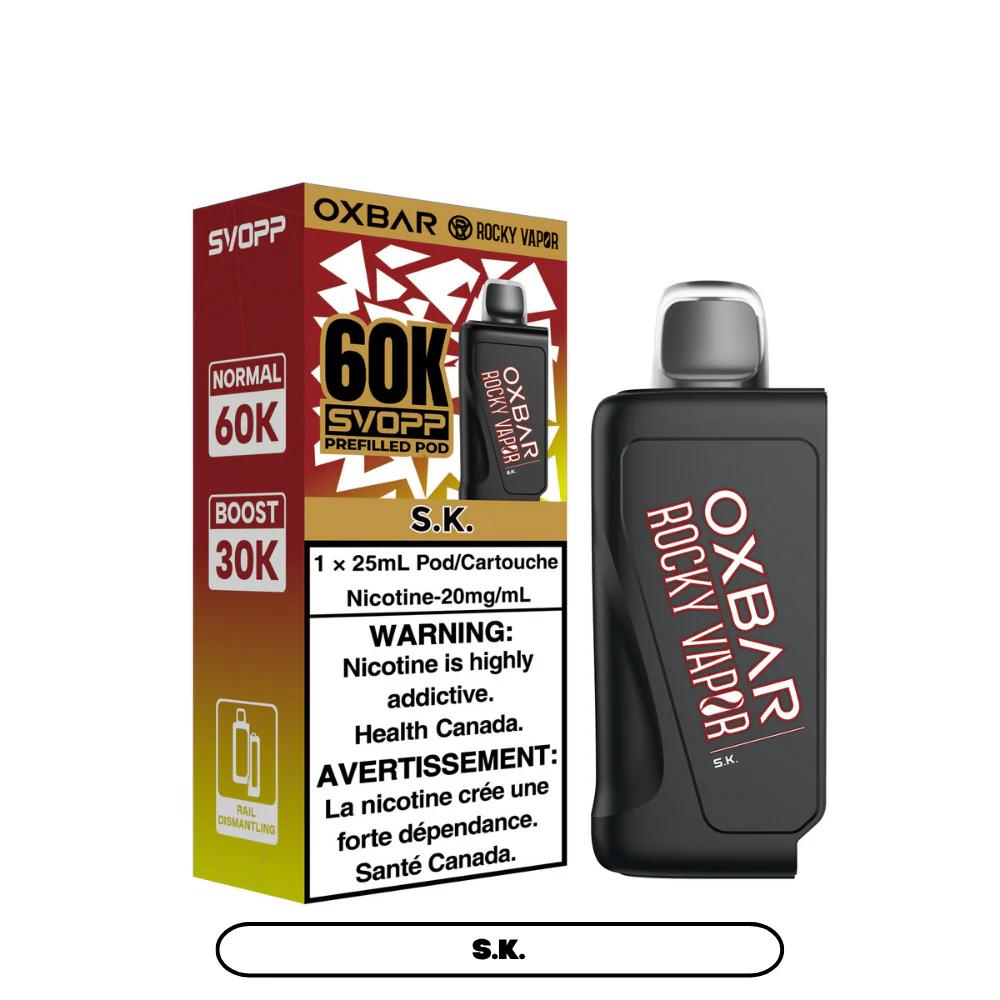 OXBAR x Rocky Vapor SVOPP 60K Puff Pods **Battery Included Special** - Image 18