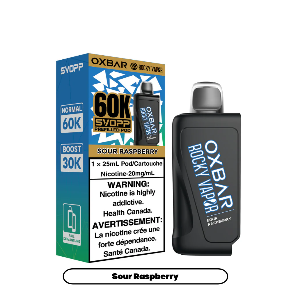 OXBAR x Rocky Vapor SVOPP 60K Puff Pods **Battery Included Special** - Image 20