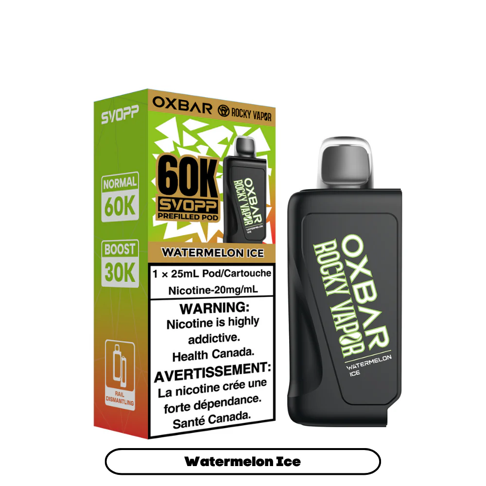 OXBAR x Rocky Vapor SVOPP 60K Puff Pods **Battery Included Special** - Image 22