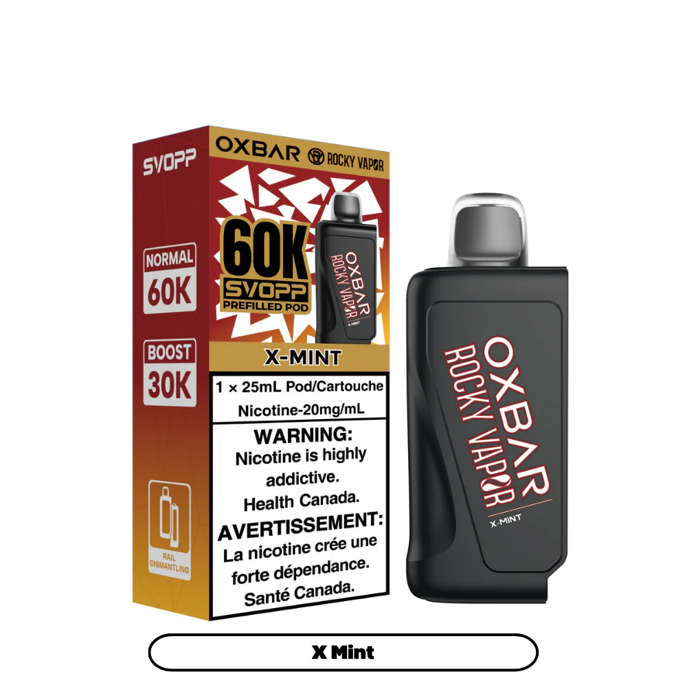 OXBAR x Rocky Vapor SVOPP 60K Puff Pods **Battery Included Special** - Image 25