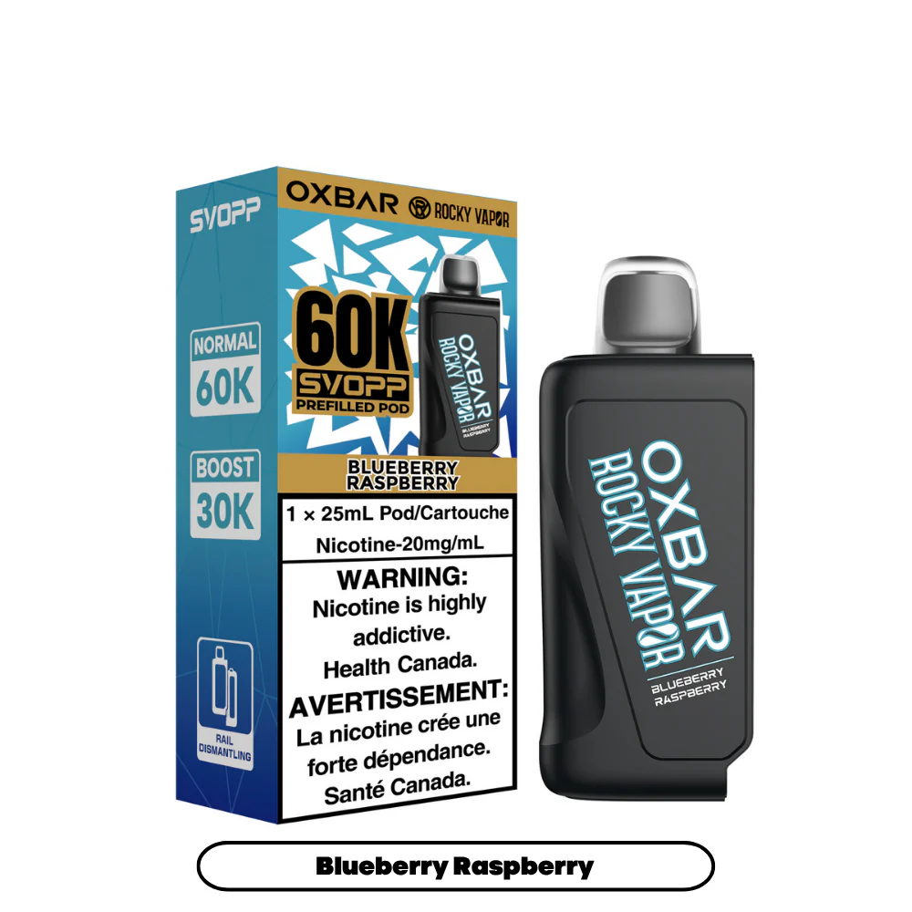 OXBAR x Rocky Vapor SVOPP 60K Puff Pods **Battery Included Special** - Image 3