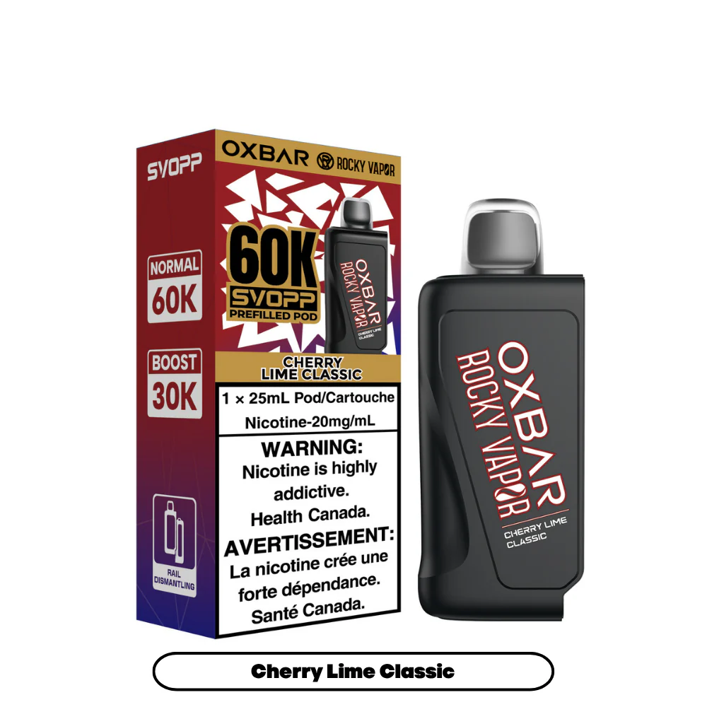 OXBAR x Rocky Vapor SVOPP 60K Puff Pods **Battery Included Special** - Image 6