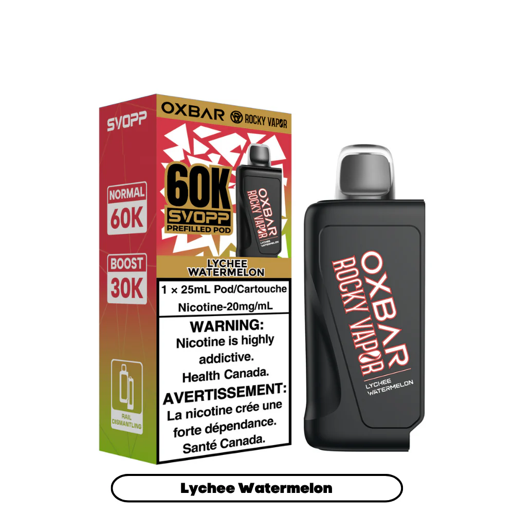 OXBAR x Rocky Vapor SVOPP 60K Puff Pods **Battery Included Special** - Image 9