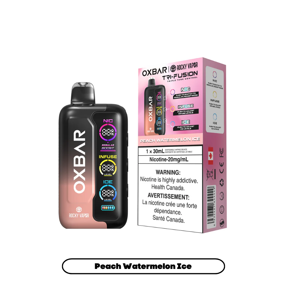 OXBAR X Rocky Vapor Tri Fusion Disposable Vape 30mL - Image 10