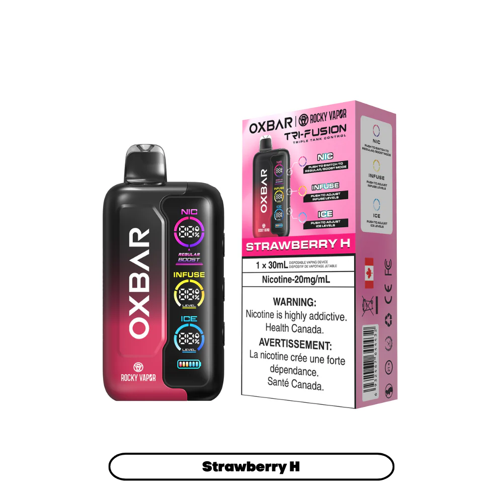 OXBAR X Rocky Vapor Tri Fusion Disposable Vape 30mL - Image 12