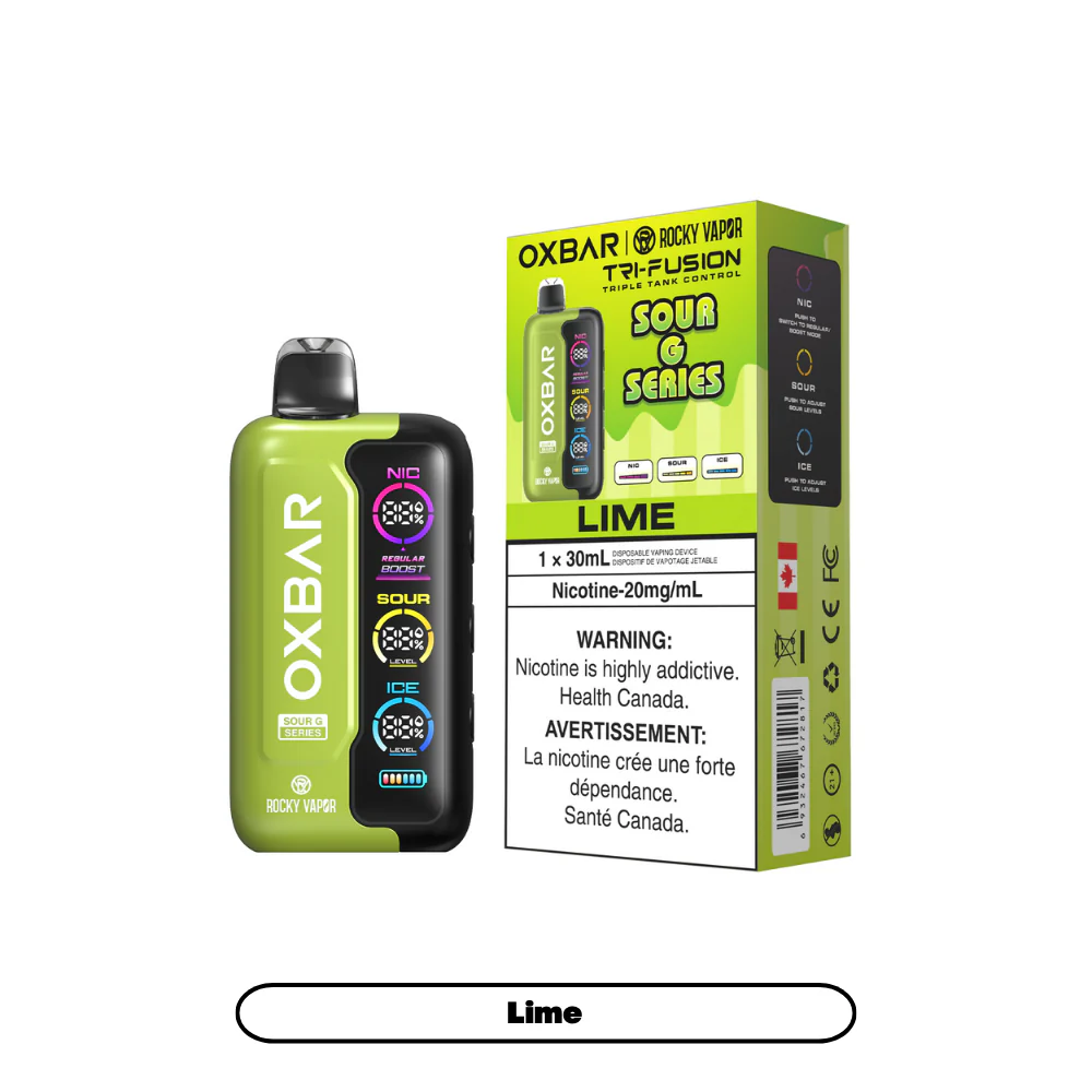 OXBAR X Rocky Vapor Tri Fusion Disposable Vape 30mL - Image 16