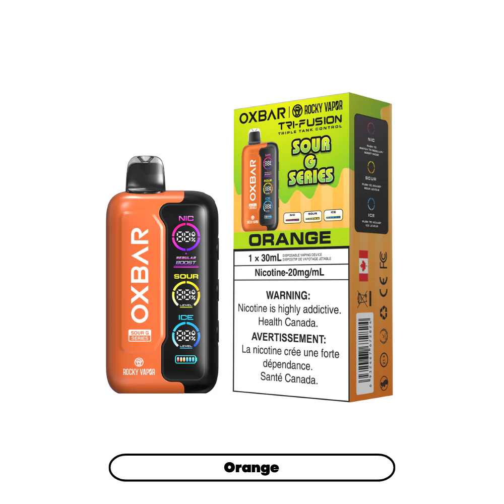 OXBAR X Rocky Vapor Tri Fusion Disposable Vape 30mL - Image 19