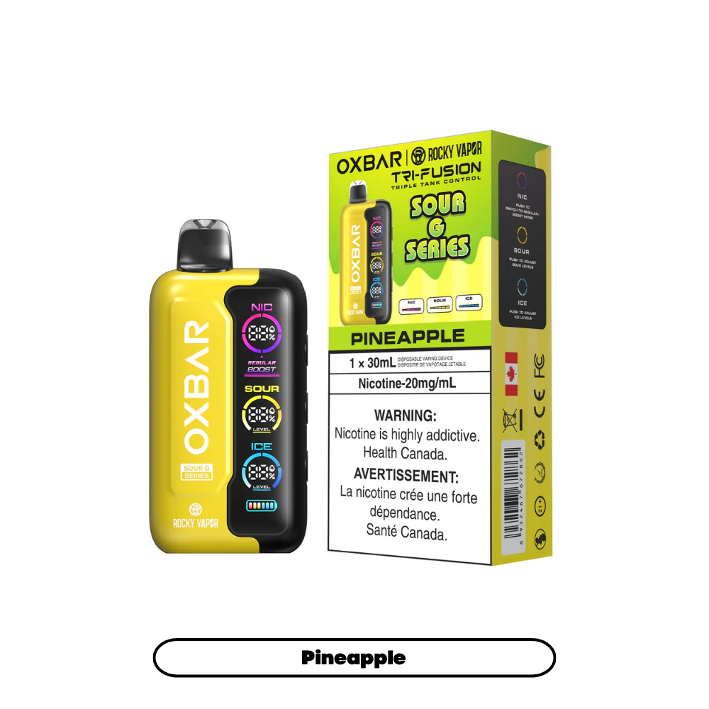 OXBAR X Rocky Vapor Tri Fusion Disposable Vape 30mL - Image 21