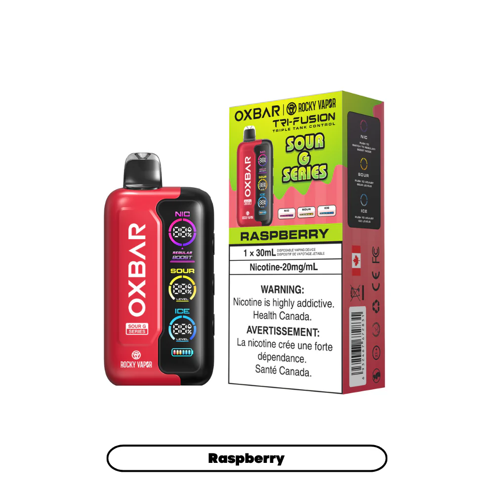 OXBAR X Rocky Vapor Tri Fusion Disposable Vape 30mL - Image 22