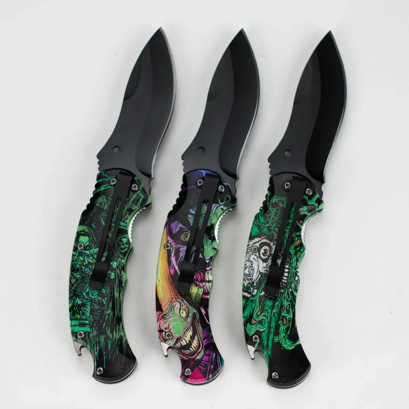 8.5" Foldable Pocket Knife - Phantom Fang - Image 3