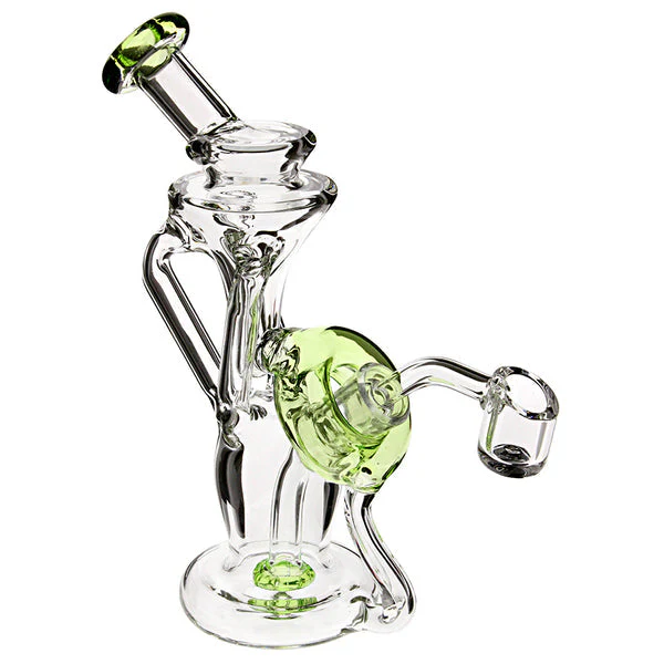 Plain Jane Glass 6.5" Donut Recycler Rig - Image 2