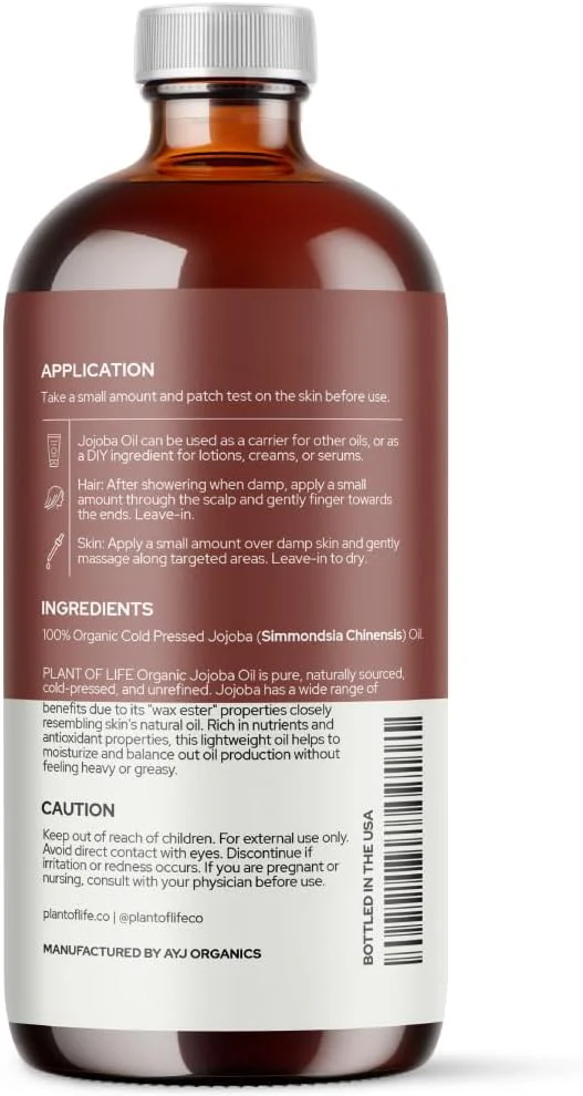 Plant of Life - 16oz Jojoba Oil - Image 2