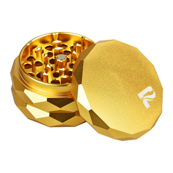 Pulsar - 2.25" 4-Pc Diamond Faceted Aluminum Grinder - Image 2