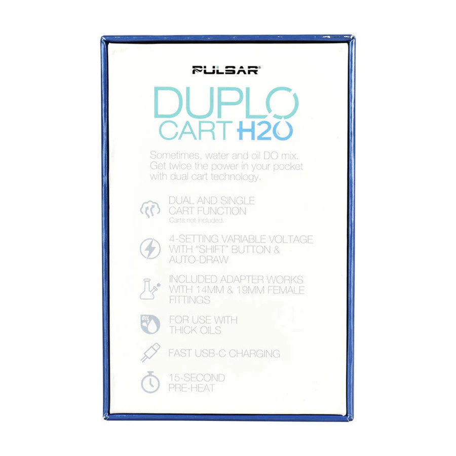 Pulsar DuploCart H2O Vaporizer with Water Pipe Adapter - Image 8