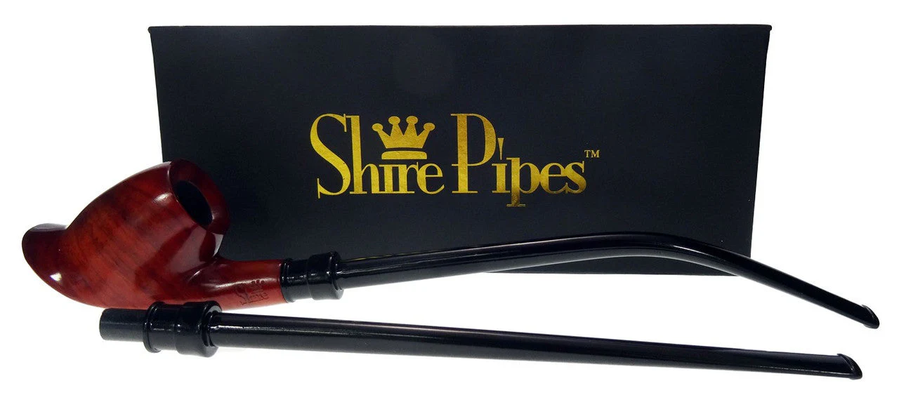 Pulsar Shire Pipe - 12.5" Volcano/Churchwarden Hybrid Bent and Straight Mouthpiece Shire Pipe - Image 2