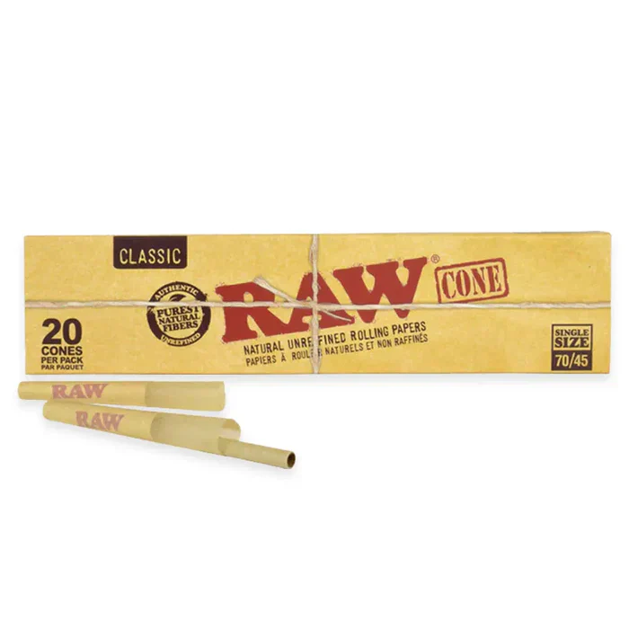 RAW - Classic Single 70/45 Pre-Rolled Cones - Image 2