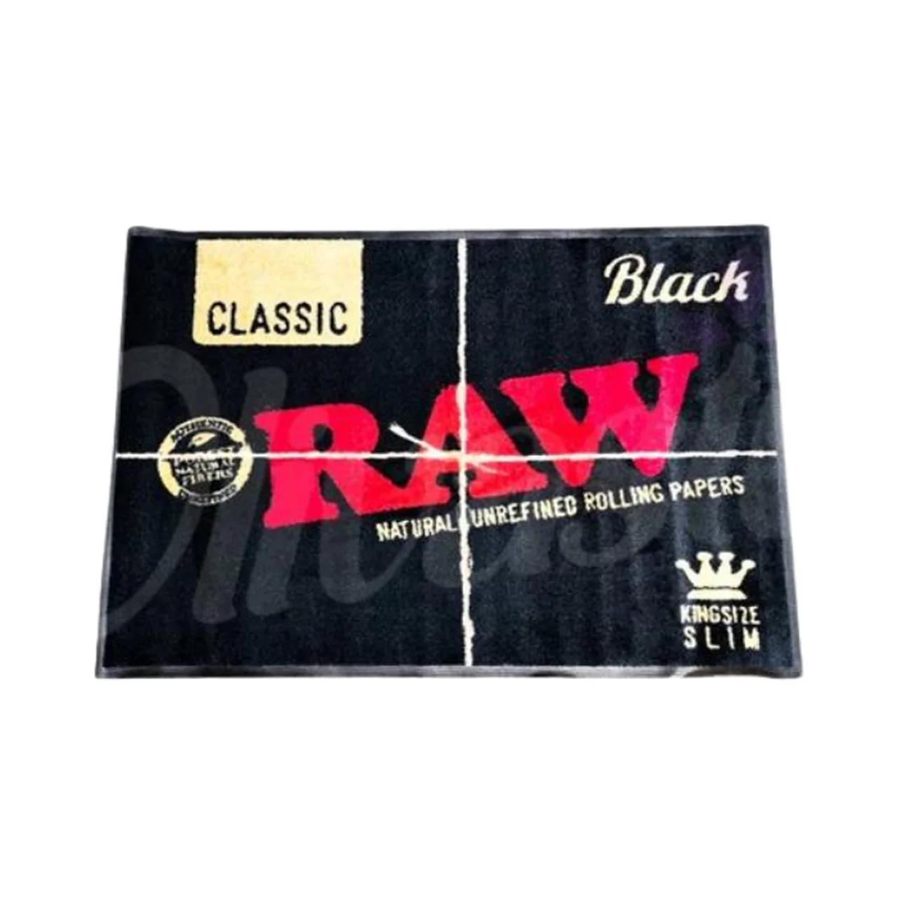 Raw Black Plush Doormat - Image 2