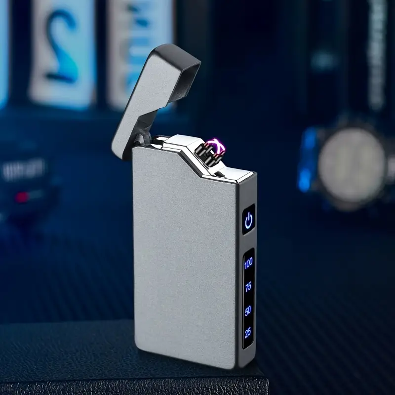 Windproof Rechargeable Double Arc Lighter - Image 4