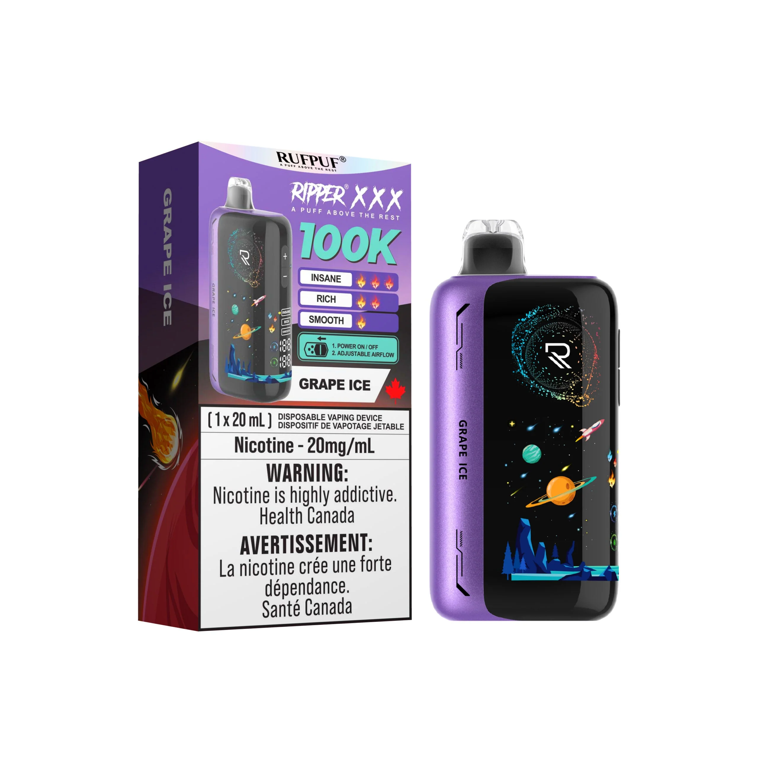 Ripper XXX Disposable Vape 30mL - Image 4