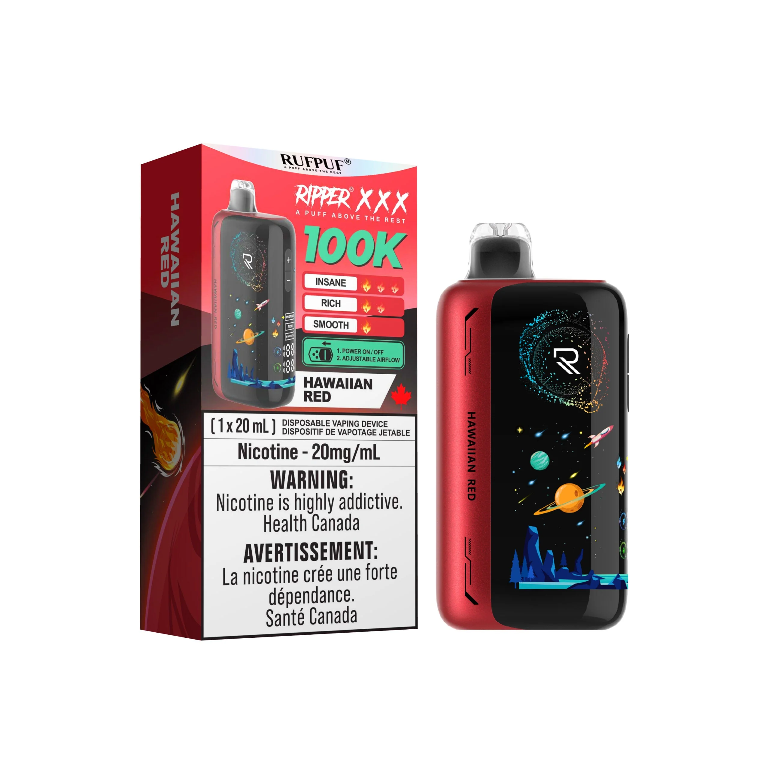 Ripper XXX Disposable Vape 30mL - Image 5