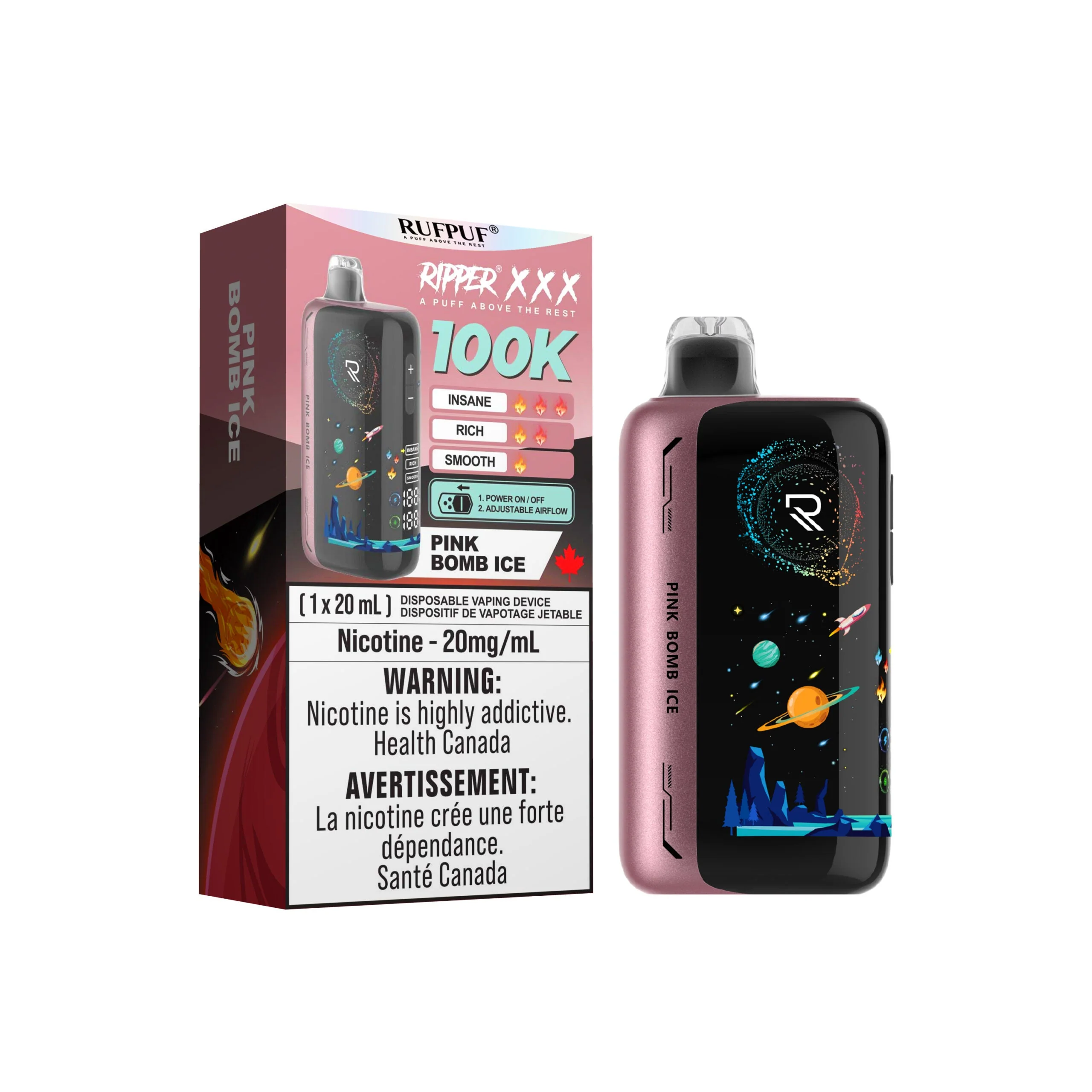 Ripper XXX Disposable Vape 30mL - Image 7