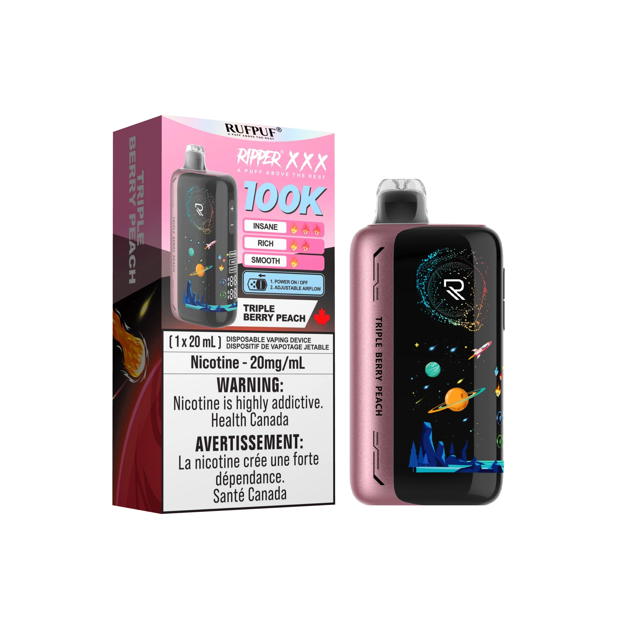 Ripper XXX Disposable Vape 30mL - Image 9