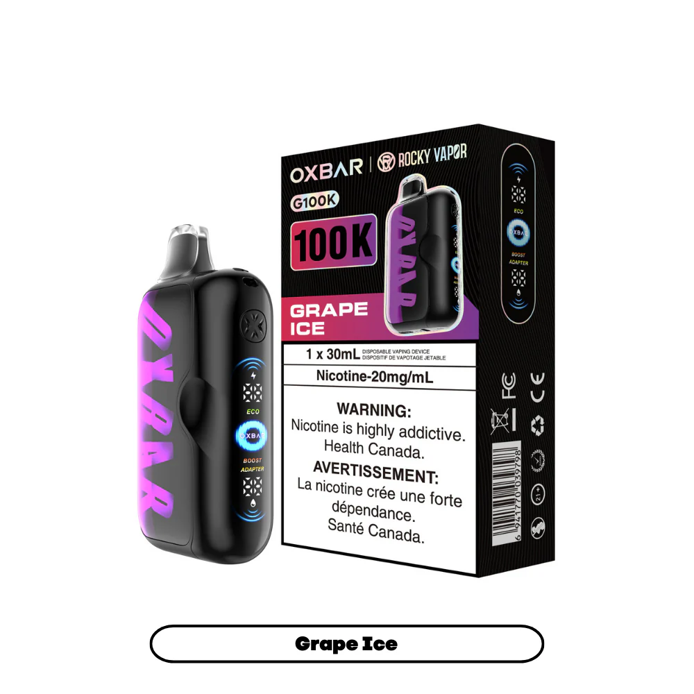 OXBAR G100K Disposable Vape 30mL - Image 8