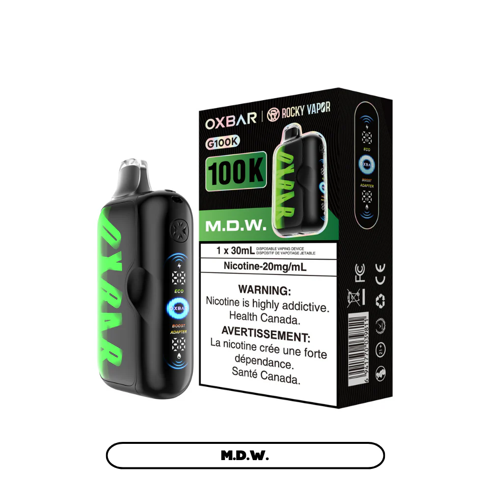 OXBAR G100K Disposable Vape 30mL - Image 9