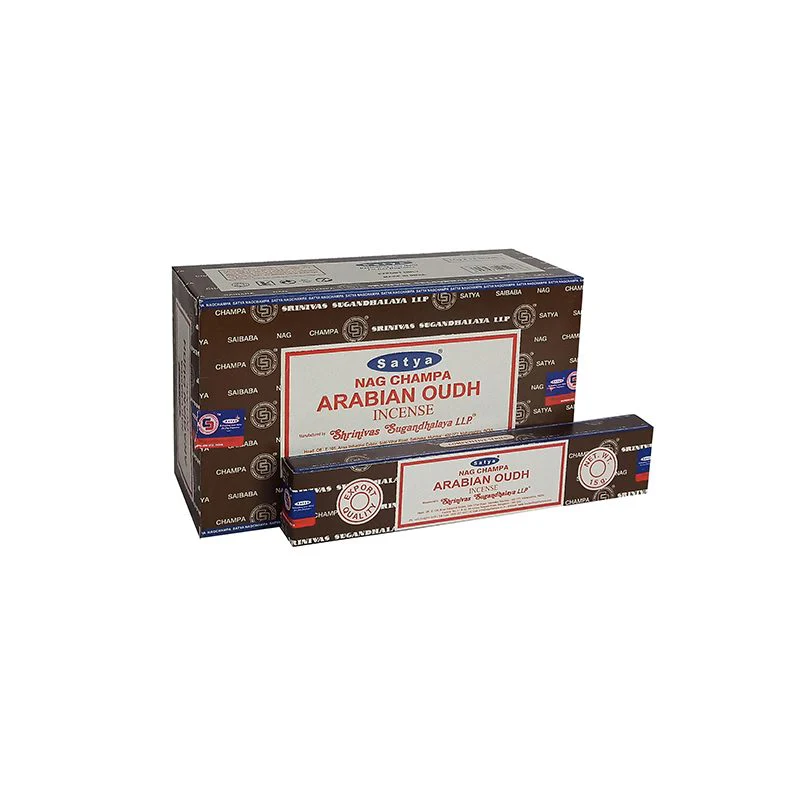 Satya Nag Champa - Arabian Oudh Incense Sticks 15g