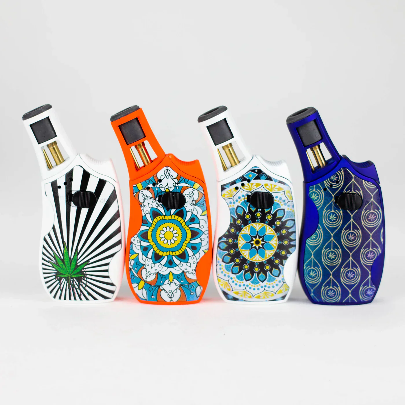 Scorch Torch – Mandala Leaf Designs Single Flame Torch Lighter - Image 3