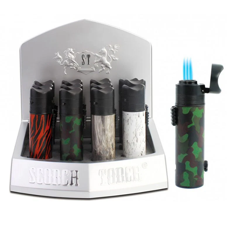 Scorch Torch - 4ā³ Marble Triple Flame Torch Lighter