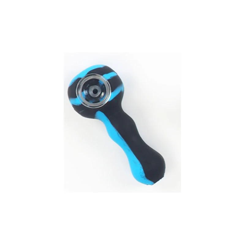 Silicone Pipe with Glass removable Filter - Image 2