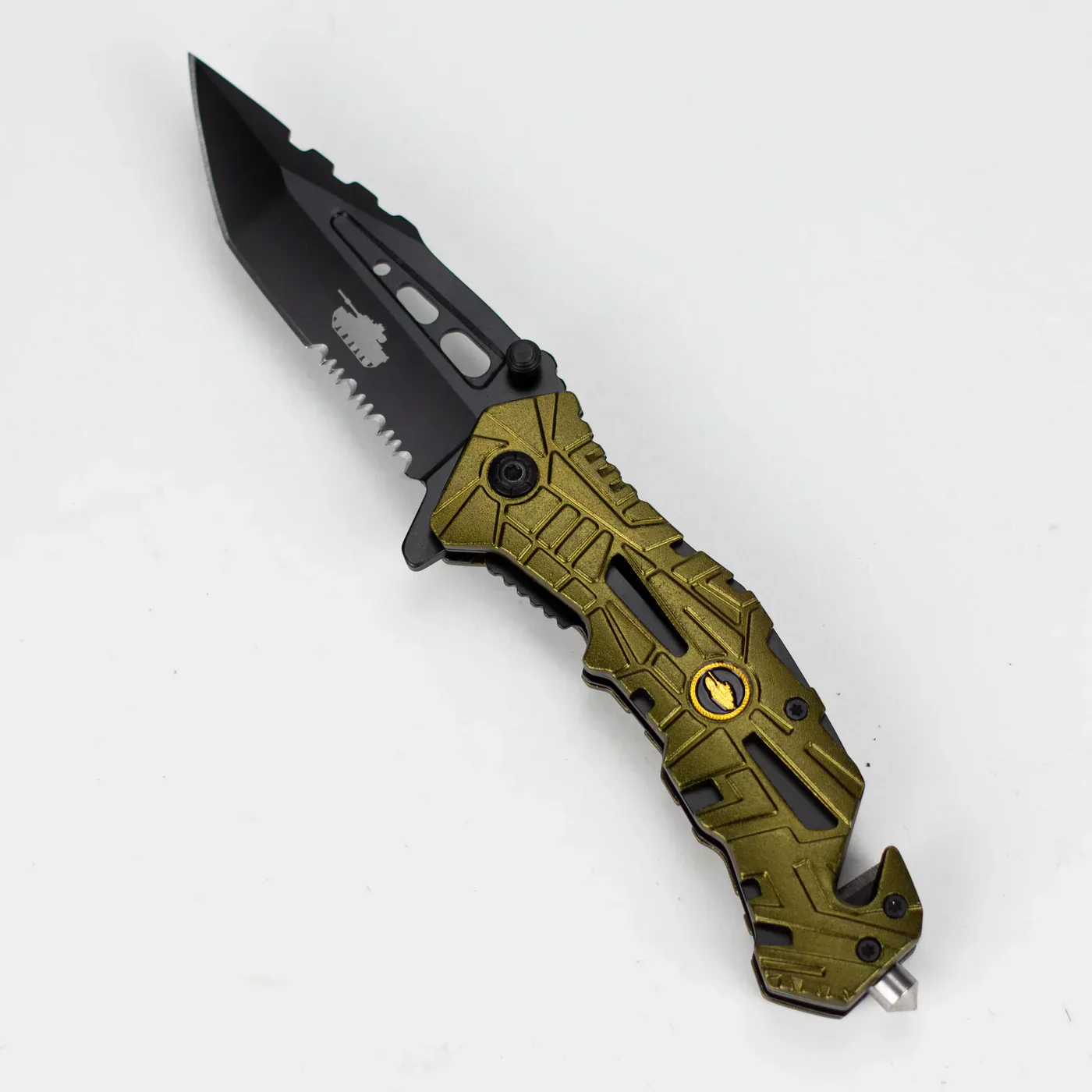 Snake Eye - 8.5" Outdoor Rescue Hunting Knife - Vanguard - Image 4