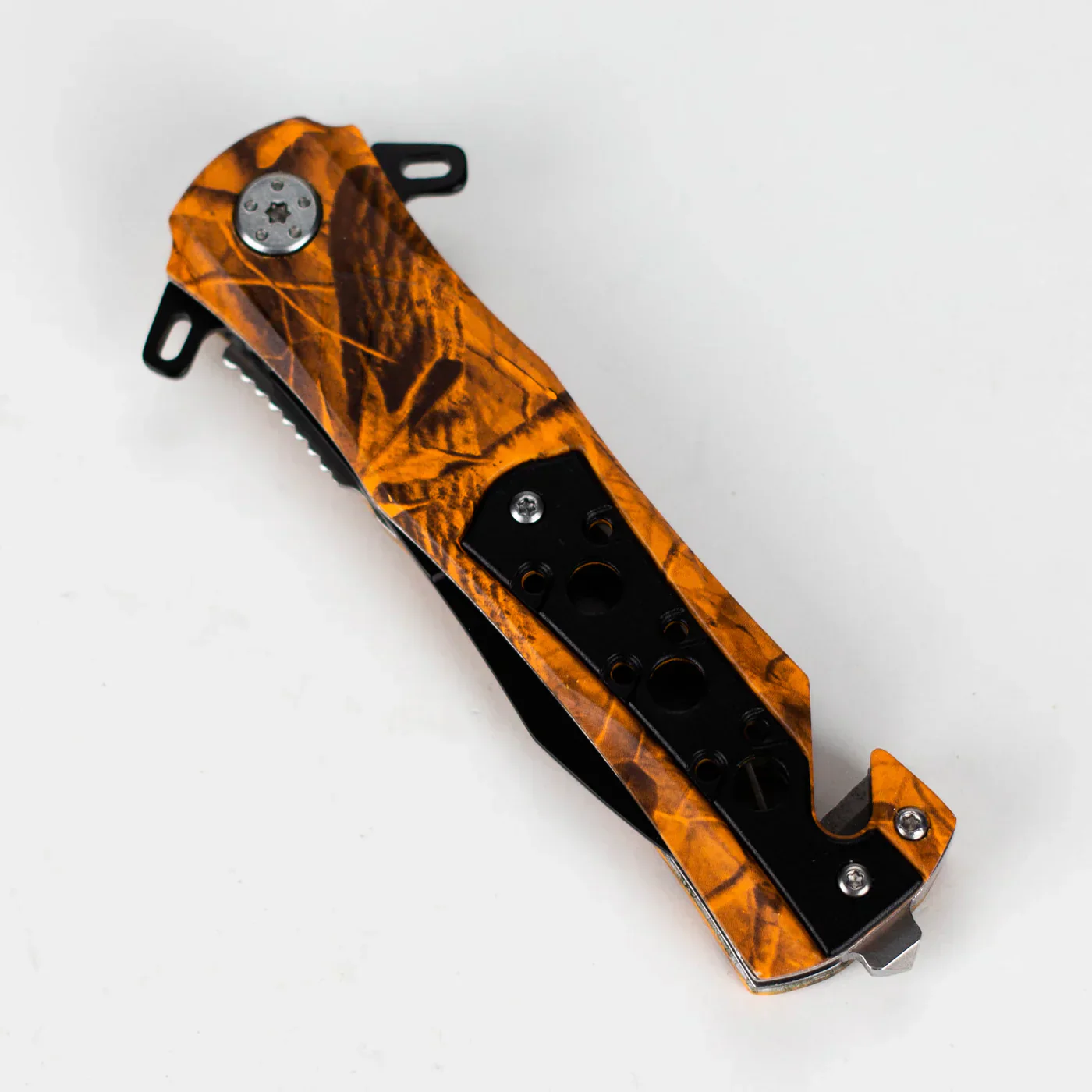 Snake Eye - 8" Outdoor Rescue Hunting Knife - Ember - Image 2