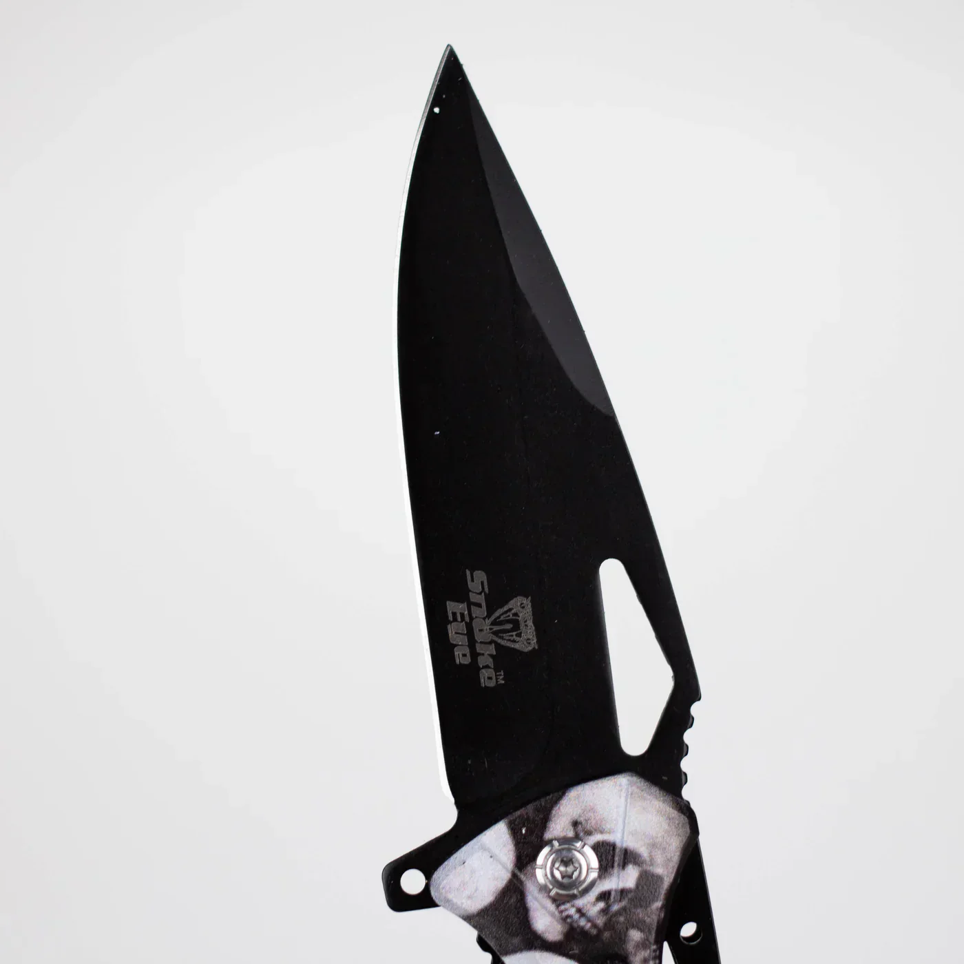 Snake Eye - 8" Outdoor Rescue Hunting Knife - Skull - Image 3