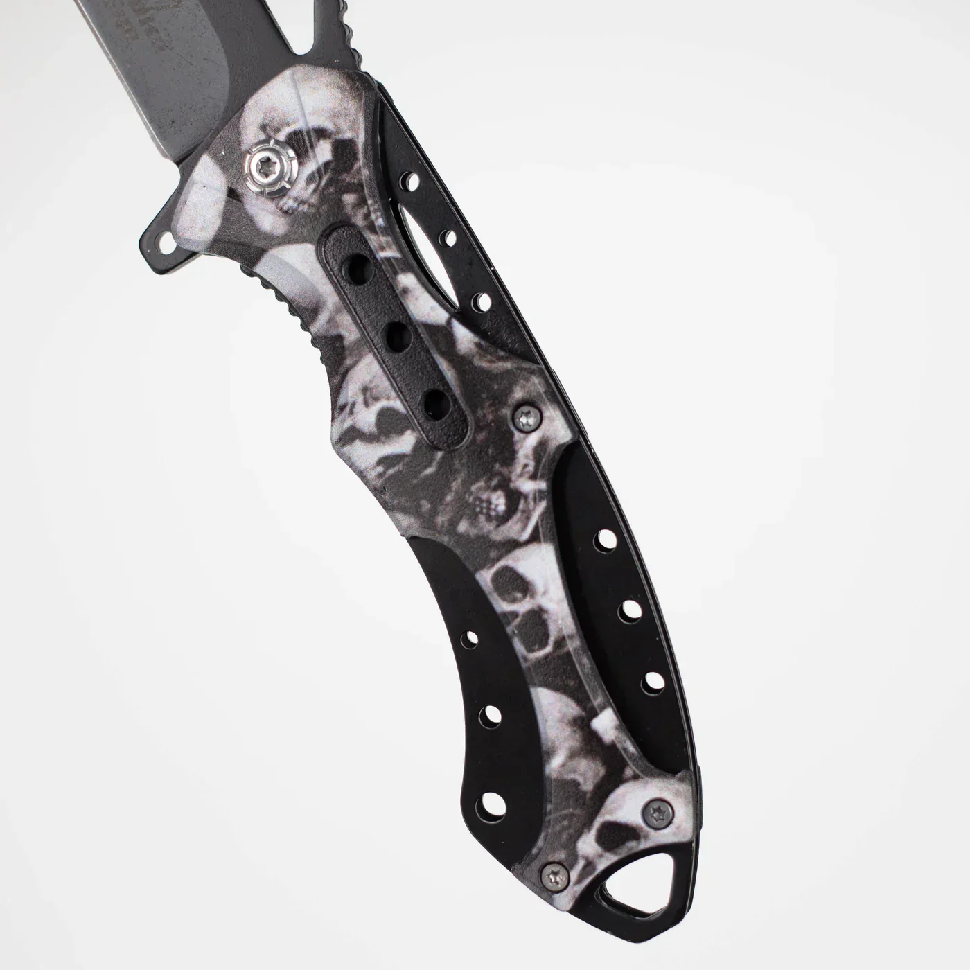 Snake Eye - 8" Outdoor Rescue Hunting Knife - Skull - Image 4