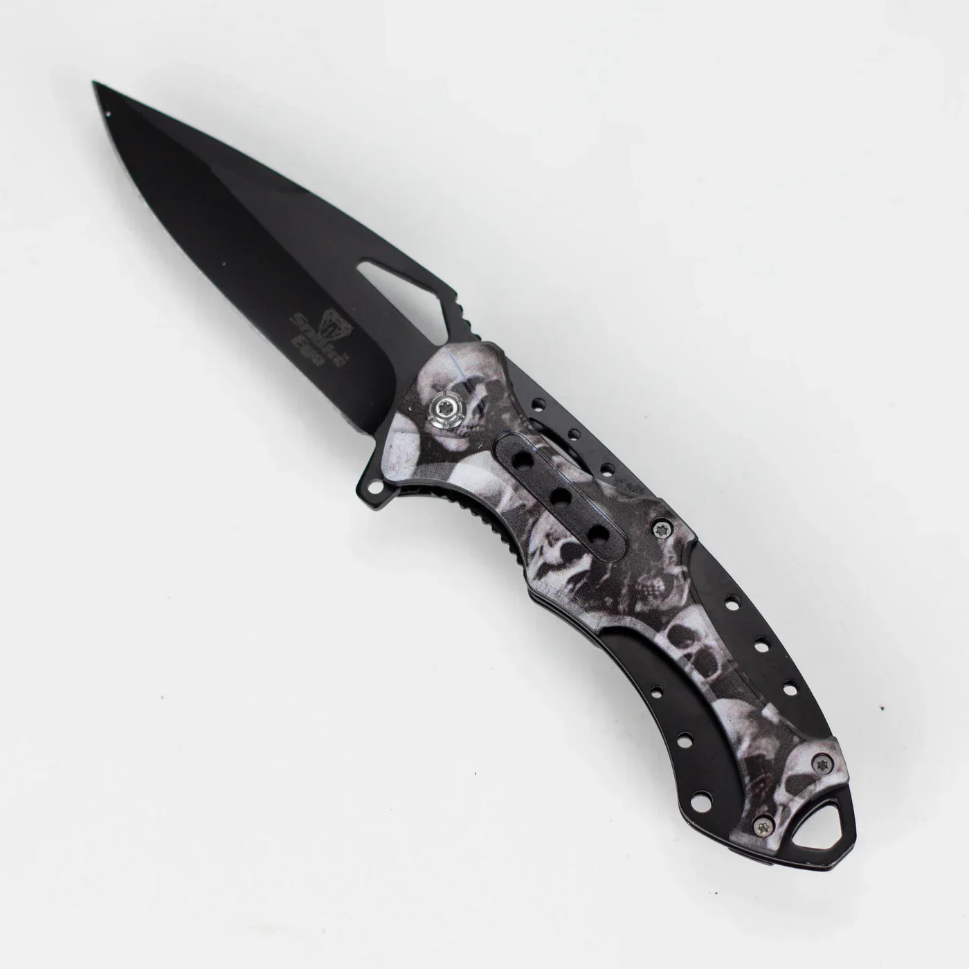 Snake Eye - 8" Outdoor Rescue Hunting Knife - Skull - Image 8