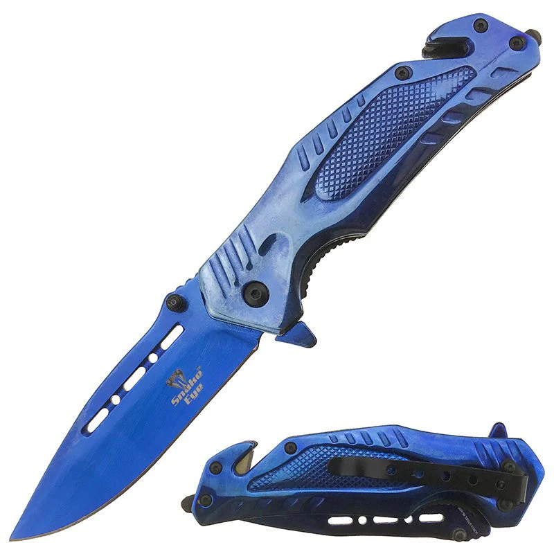 Snake Eye - 8″ Mood Indigo Rescue Style Tactical Knife