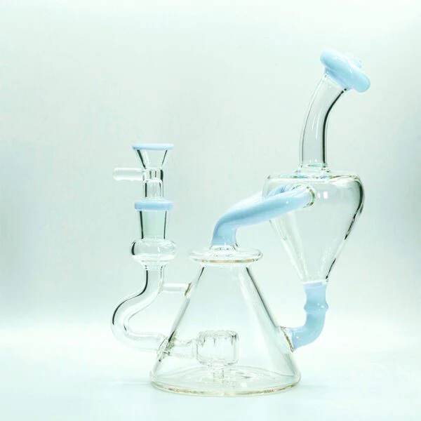 Soul Glass Recycler 8″ Bong / Dab Rig - Image 3