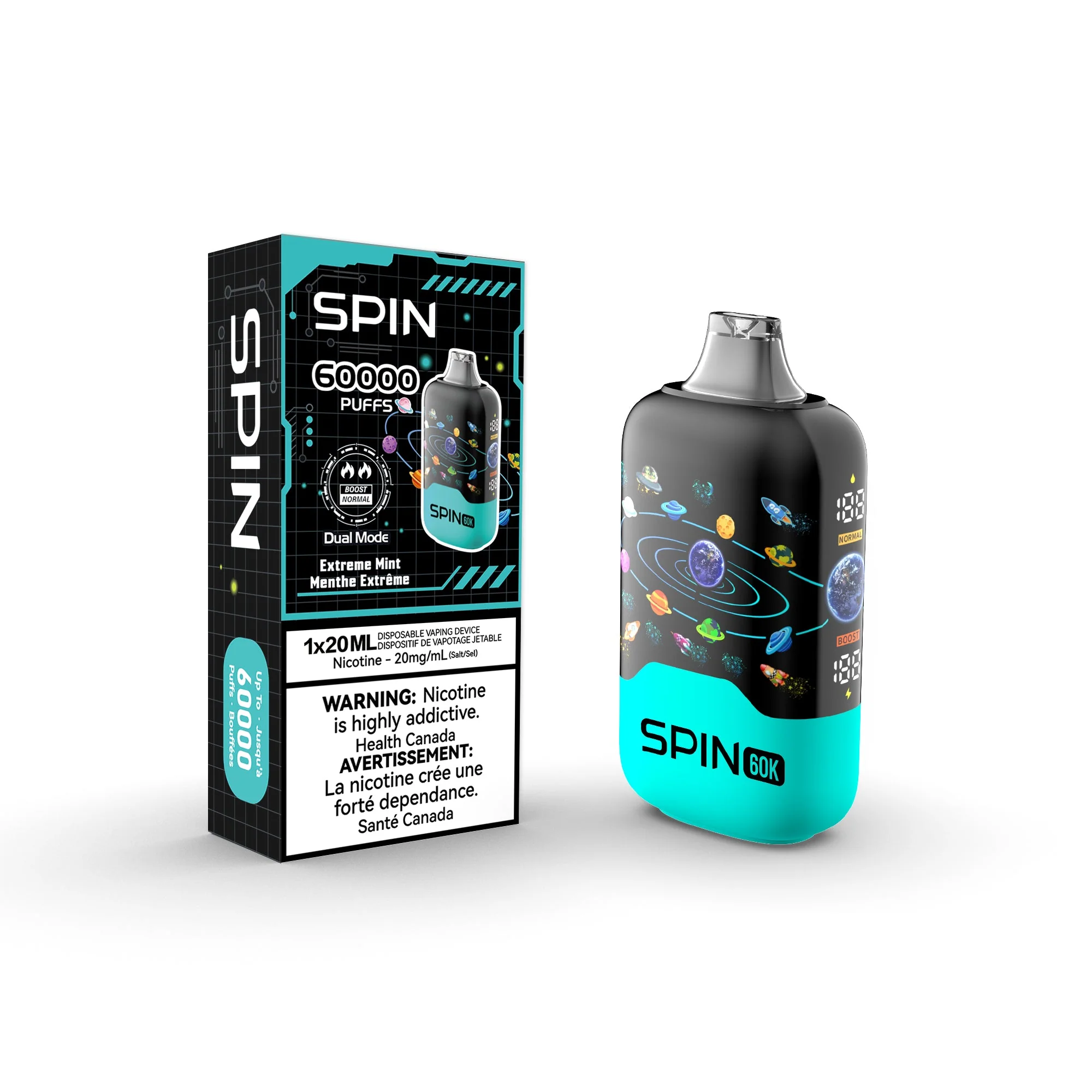 [CLEARANCE] SPIN 60K Rechargeable Disposable Vape 20mL - Image 3