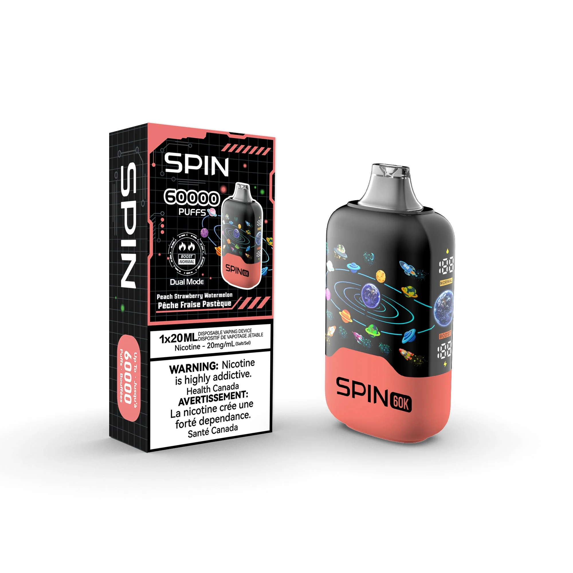 [CLEARANCE] SPIN 60K Rechargeable Disposable Vape 20mL - Image 7