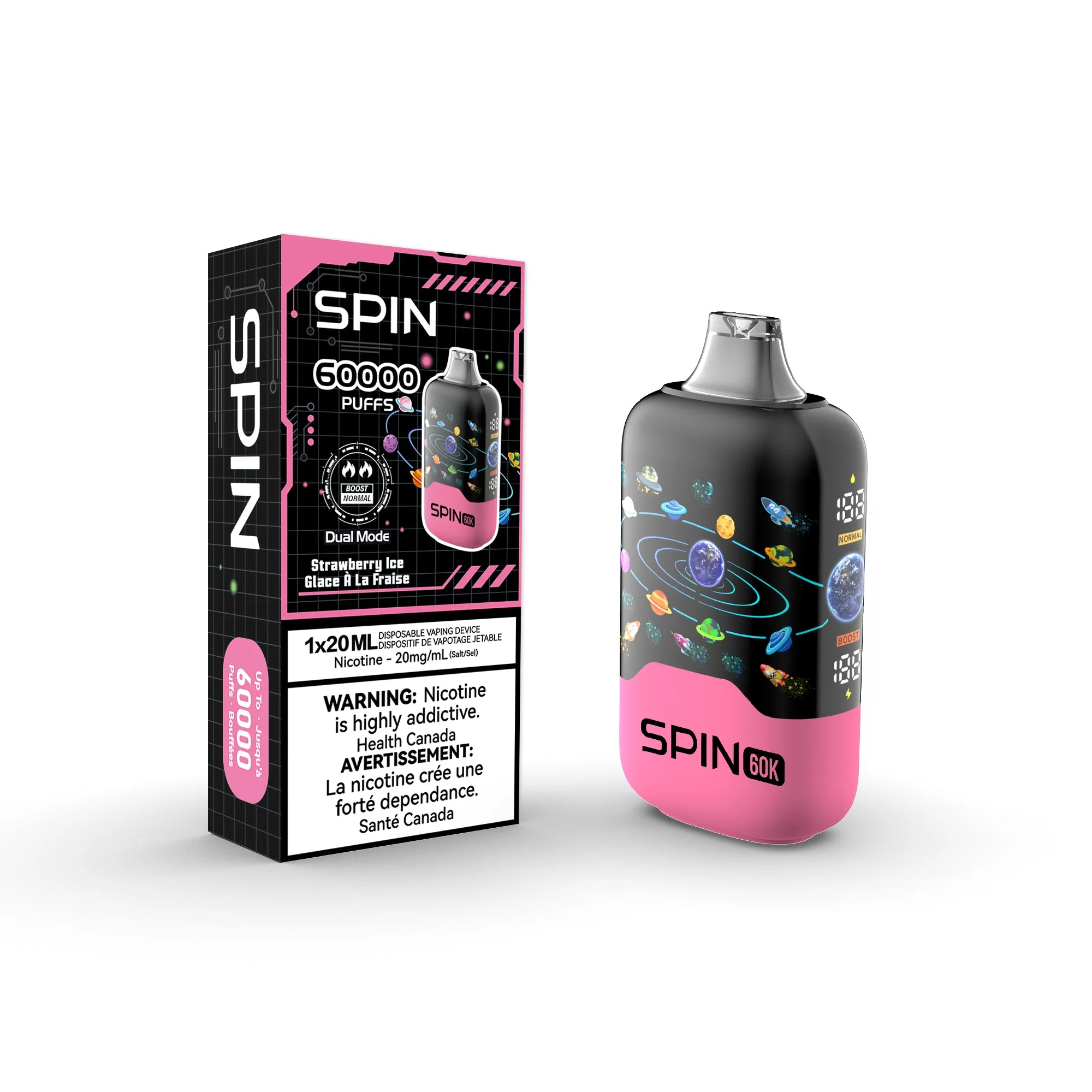[CLEARANCE] SPIN 60K Rechargeable Disposable Vape 20mL - Image 8