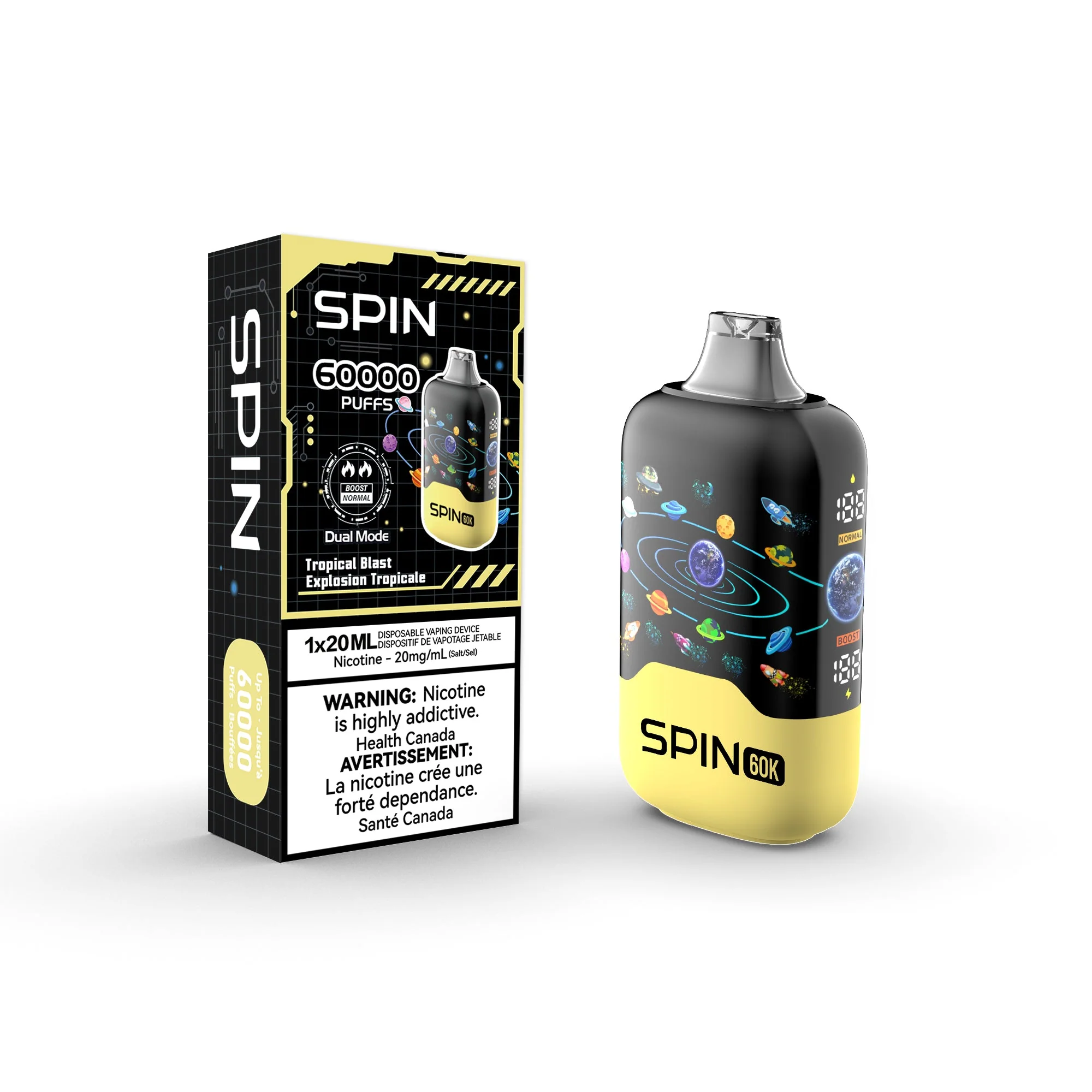 [CLEARANCE] SPIN 60K Rechargeable Disposable Vape 20mL - Image 9