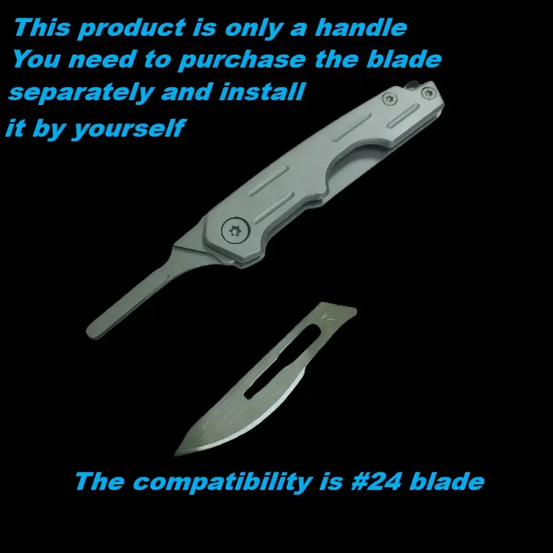 Stainless Steel Folding Handle - Blade Not Included - Image 3