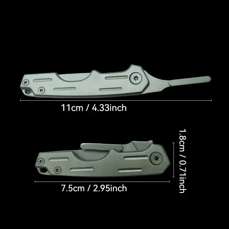 Stainless Steel Folding Handle - Blade Not Included - Image 5