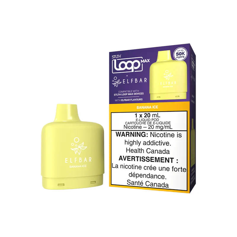 STLTH LOOP MAX X ELFBAR Replacement Pod 20mL **Battery Included Launch Special**