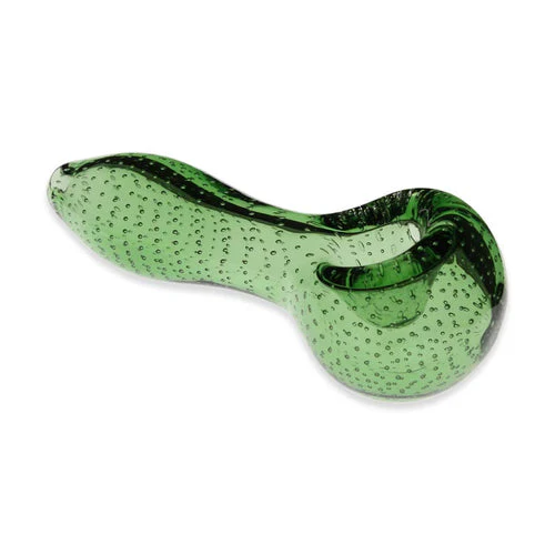 Suspended Bubbles Glass Spoon Pipe - 4" - Image 2