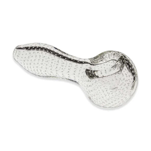 Suspended Bubbles Glass Spoon Pipe - 4" - Image 3
